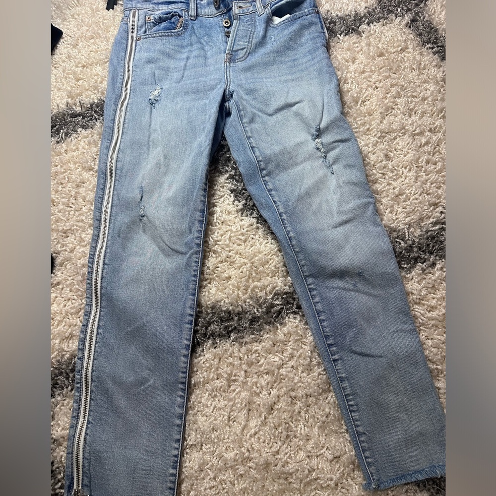 PISTOLA Charlie Utopia Zip High Rise Straight Leg Jean size 26 EUC - Picture 12 of 16